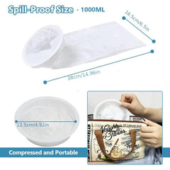 Disposable Emesis Bags 24 Pack Leak Resistant Portable Nausea Bags
