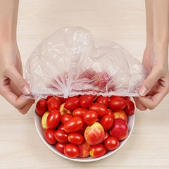 100pcs Disposable Adjustable Elastic Food Storage Cover