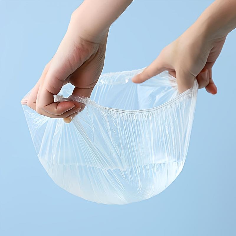 100pcs Disposable Adjustable Elastic Food Storage Cover
