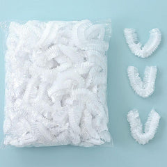 100pcs Disposable Adjustable Elastic Food Storage Cover