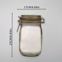 9pcs Sealed Cookie Candy Bag Disposable Kitchen Food Storage