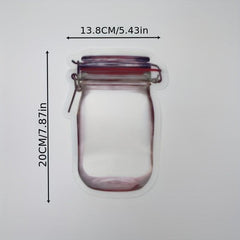 9pcs Sealed Cookie Candy Bag Disposable Kitchen Food Storage