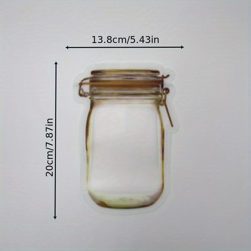 9pcs Sealed Cookie Candy Bag Disposable Kitchen Food Storage
