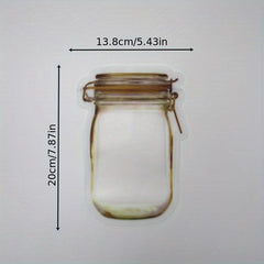 9pcs Sealed Cookie Candy Bag Disposable Kitchen Food Storage