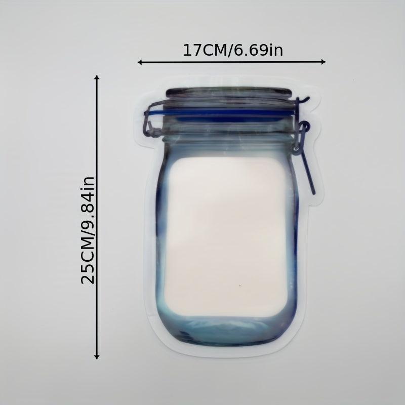 9pcs Sealed Cookie Candy Bag Disposable Kitchen Food Storage