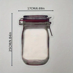 9pcs Sealed Cookie Candy Bag Disposable Kitchen Food Storage