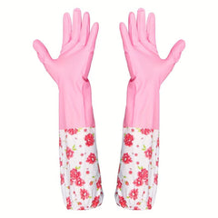 Pvc Housework Gloves Rubber Dishwashing Cleaning Household Gloves