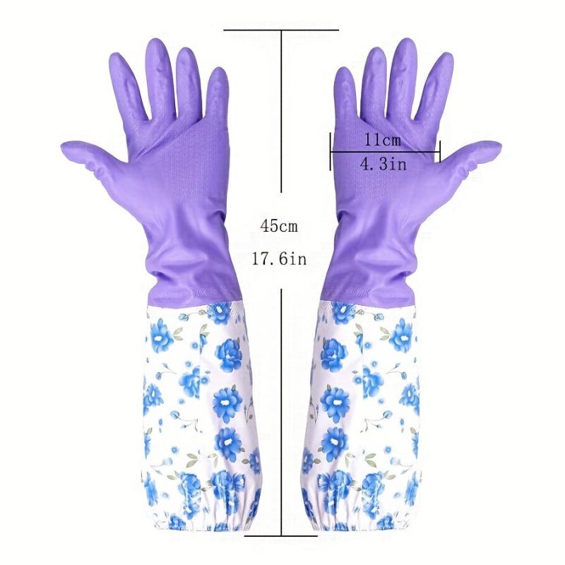 Pvc Housework Gloves Rubber Dishwashing Cleaning Household Gloves