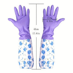 Pvc Housework Gloves Rubber Dishwashing Cleaning Household Gloves
