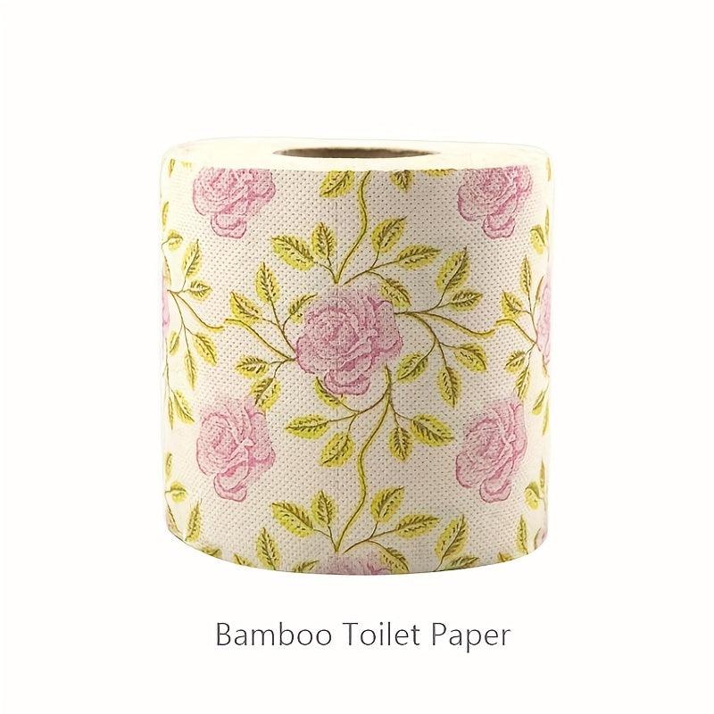 Rose Pattern Toilet Paper Roll - Ideal Household Gift