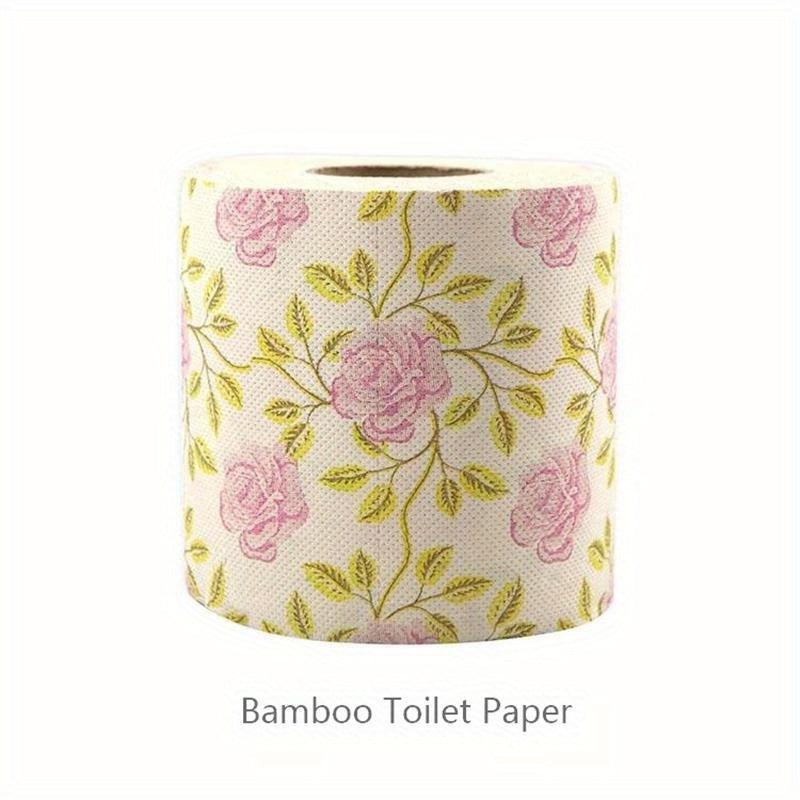 Rose Pattern Toilet Paper Roll - Ideal Household Gift