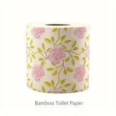 Rose Pattern Toilet Paper Roll - Ideal Household Gift
