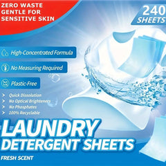 Portable Laundry Detergent Paper for Clothes Cleaning Power