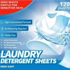 Portable Laundry Detergent Paper for Clothes Cleaning Power