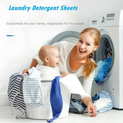 Portable Laundry Detergent Paper for Clothes Cleaning Power