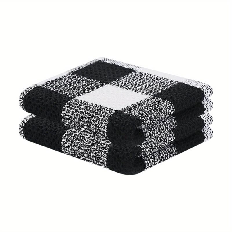 2pcs Absorbent Cleaning Cloth Multifunctional Dishwashing Cloth