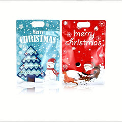 Christmas Cartoon Plastic Ziplock Bag for Candy Chocolate Biscuit