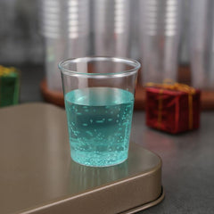 50Pcs 1.5-3oz Disposable Plastic Cups Mini Bathroom Mouthwash Cups