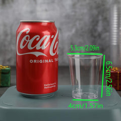 50Pcs 1.5-3oz Disposable Plastic Cups Mini Bathroom Mouthwash Cups