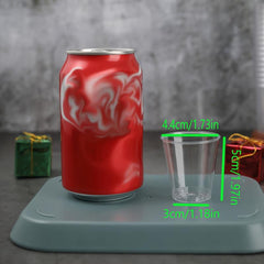 50Pcs 1.5-3oz Disposable Plastic Cups Mini Bathroom Mouthwash Cups
