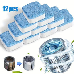 24pcs Washing Machine Cleaning Tablets Effervescent Cleaner Deep Clean