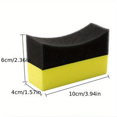 2pcs Car Wheel Cleaning Sponge Tire Wash Wiper Water Suction Sponge Pad