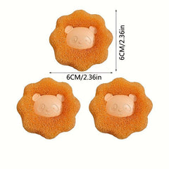 6pcs Magic Laundry Ball Cat Hair Absorption Anti-winding Ball