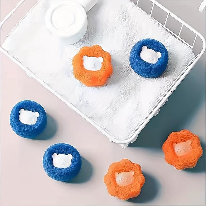 6pcs Magic Laundry Ball Cat Hair Absorption Anti-winding Ball