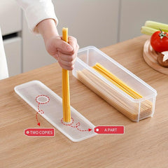 Transparent Plastic Food Storage Container Pasta Spaghetti Noodle Box