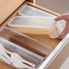 Transparent Plastic Food Storage Container Pasta Spaghetti Noodle Box