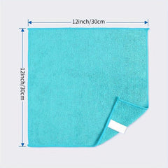 50pcs Microfiber Cleaning Cloth Multifunctional Towel Durable Absorbent