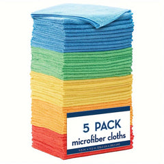 50pcs Microfiber Cleaning Cloth Multifunctional Towel Durable Absorbent