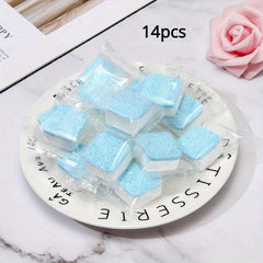 14pcs Washing Machine Cleaner Tablets Deep Cleans, Descaler, Deodorizer