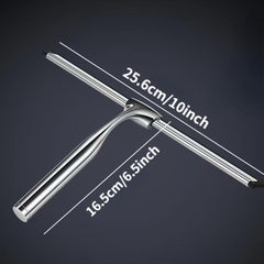 Handheld Glass Wiper Stainless Steel Shower Squeegee