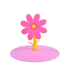 Sunflower Silicone Cup Cover Wave Series Dustproof Protector For Home Office