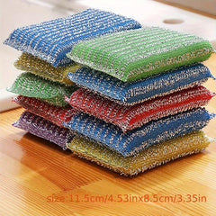 8 Pcs Sponge Kitchenware Scourer Cleaning Pads Random Supplies