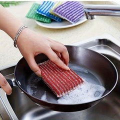 8 Pcs Sponge Kitchenware Scourer Cleaning Pads Random Supplies