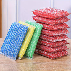 8 Pcs Sponge Kitchenware Scourer Cleaning Pads Random Supplies