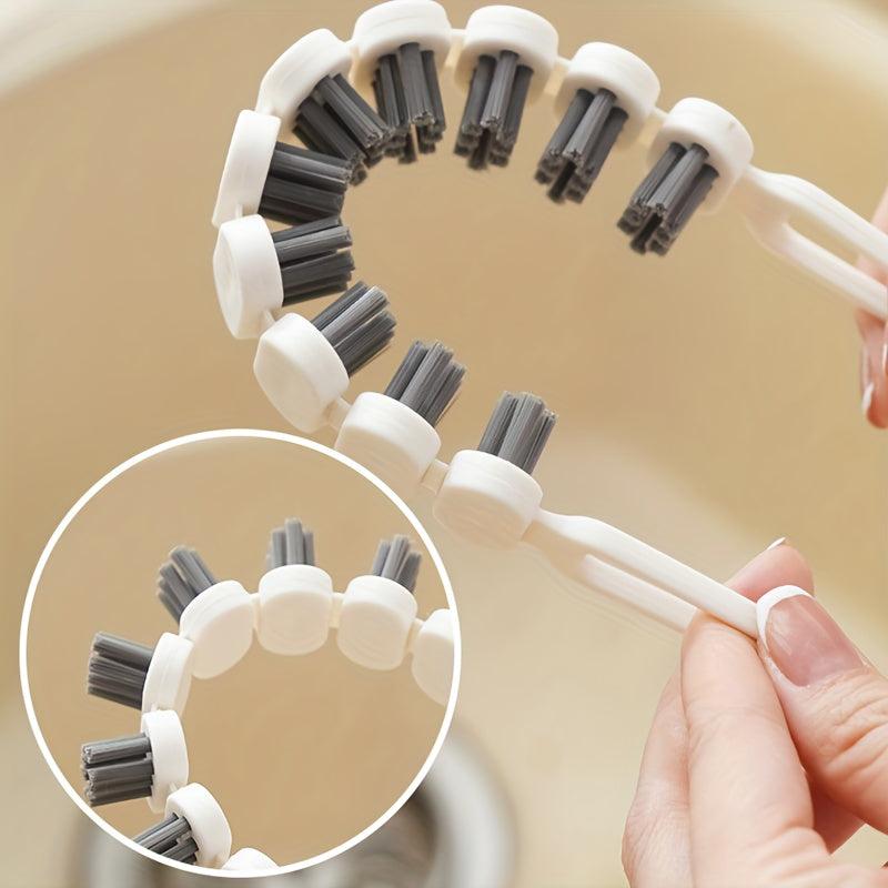 Bendable Cleaning Brush Soft Bristle Crevice Brush Faucet Brush