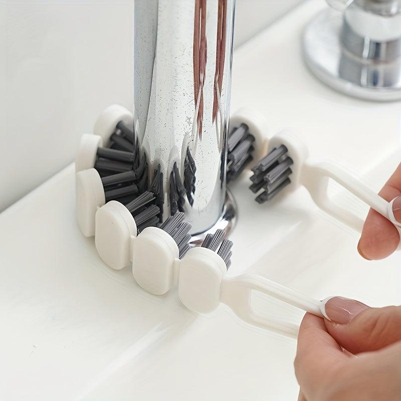 Bendable Cleaning Brush Soft Bristle Crevice Brush Faucet Brush