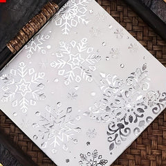 20Pcs Christmas Disposable Napkins Snowflake Print Tissue for Home Kitchen Hotel