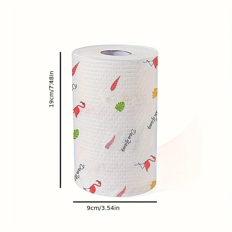 100pcs Lazy Rag Kitchen Paper Cleaning Cloth Washable Towel Dishwashing Cloth