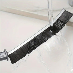 4pcs Long Handle Groove Cleaning Brush - Hard Bristle Window Cleaner