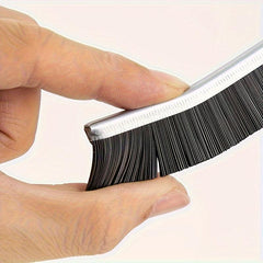 4pcs Long Handle Groove Cleaning Brush - Hard Bristle Window Cleaner