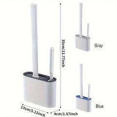 3-Pack Long Handle Toilet Brush Set