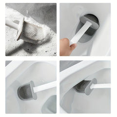 3-Pack Long Handle Toilet Brush Set