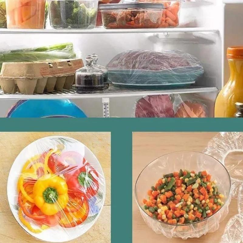 100 Pcs Disposable Bowl Cover Food Storage Covers