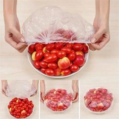 100 Pcs Disposable Bowl Cover Food Storage Covers