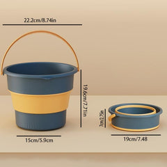1pc Folding Bucket Portable Water Bucket Foldable Car Washing Bucket