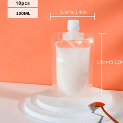 10pc Food Storage Bags for Rice Grains Juice Milk Coffee